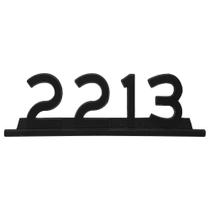 Emblema caminhão mb 2213 preto de ferro zamak