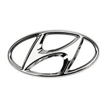 Emblema Chave Hyundai 16,5Mm Em Alumínio
