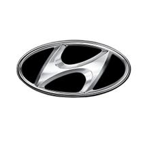 Emblema Chave Hyundai Alumínio 14,5Mm