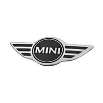 Emblema Chave Mini Cooper Aluminio 21X10mm Emblema Chave Mini Cooper Aluminio 21X10mm