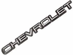 Emblema (chevrolet) cromado com fundo preto Emblema (chevrolet) cromado com fundo preto