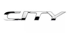 Emblema City Letreiro Cromado Honda City 2015 2016 2017 2018 2019 2020 2021