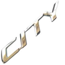 Emblema City Letreiro Cromado Porta Malas Traseiro Honda City 2009 2010 2011 2012 2013 2014