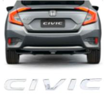 Emblema (civic) honda civic 17/ cromado