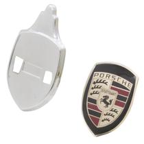 Emblema com Brasão do capo modelo Porsche fundo preto para VW Fusca até 1966
