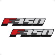 Emblema Compatível F-350 2016/ Adesivo Lateral Resinado Par Emblema Compatível F-350 2016/ Adesivo Lateral Resinado Par