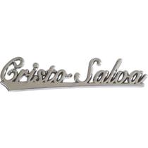Emblema Cristo Salva cromado