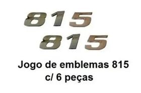 Emblema Cromado Mb Accelo 815 C/ 06 Peças