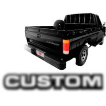 Emblema Custom Gm Pick-Up Antigo Cinza Emblema Custom Gm Pick-Up Antigo Cinza