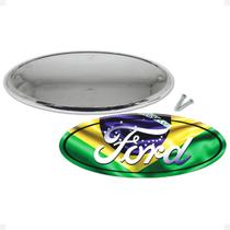 Emblema Da Grade Brasil Compatível Com F-250/ F-350/ F-4000