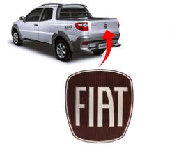 Emblema da maçaneta tampa traseira fiat strada - acrilico