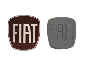 Emblema da maçaneta tampa traseira fiat strada - acrilico