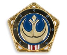 Emblema de alfinete esmaltado Star Wars The Mandalorian New Republic