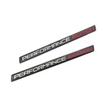 Emblema De Alumínio Preto Cromado 2PCS Edição Performance Adesivo Para Para-lama De Moto BMW Emblema De Alumínio Preto Cromado 2PCS Edição Performance Adesivo Para Para-lama De Moto BMW