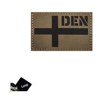 Emblema De Bandeira Nacional Em Patch Refletivo Infravermelho Khaki, Distintivo Tático Militar Da