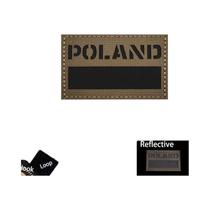 Emblema De Bandeira Nacional Em Patch Refletivo Infravermelho Khaki, Distintivo Tático Militar Da