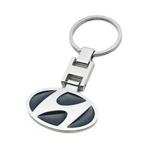 Emblema De Chave De Carro Em Metal E Couro Para Hyundai Elantra, Kona, I10, I20, I30, Ix25, Ix35,