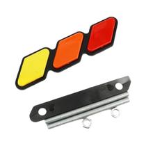 Emblema De Grade Toyota Tacoma Tundra 4Runner TRD Highlander Rav4 CHR 3 Cores Acessórios Automotivos