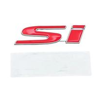 Emblema De Logo 3D Em Liga Metálica Vermelho E Preto Para Honda Civic Si, Adesivo Para Porta-Malas Emblema De Logo 3D Em Liga Metálica Vermelho E Preto Para Honda Civic Si, Adesivo Para Porta-Malas