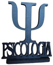 Emblema De Mesa, Símbolo Profissão Psicologia Formatura - Wood Art