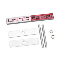 Emblema De Metal 3D Edição Limitada Para Grade Dianteira De Carro, Adesivo Para Porta-Malas Traseiro