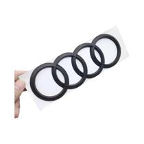 Emblema De Porta-Malas De Carro Em ABS Preto Cromado 192mm 4 Anéis Audi A1 A3 A5 A4 S3 S4 TT RS3 RS5