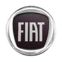 Emblema De Volante Fiat Vermelho Palio Uno Siena Idea Strada 5cm