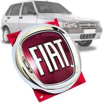 Emblema Dianteiro Grade Fiat Uno Fiorino Palio Strada Siena Idea Fire de 2004 2006 2008 2010 2012 2014 2016 2018