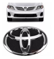 Emblema Dianteiro Grade Logo Toyota Corolla 2009/2013