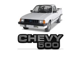 Emblema do paralama chevy 500 gm cinza