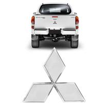 Emblema do Porta-Malas Mitsubishi L200 Triton 2007/2016 Cromado