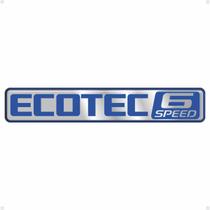 Emblema Ecotec 6 Speed Cruze 2012/ Adesivo Traseiro Resinado