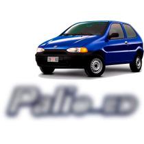 Emblema Ed Palio 1995 A 2000 Fundo Azul Cromado