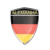 Emblema Escudo Da Alemanha Com Moldura Cromada Emblema Escudo Da Alemanha Com Moldura Cromada