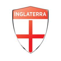 Emblema Escudo Da Inglaterra Com Moldura Cromada Emblema Escudo Da Inglaterra Com Moldura Cromada