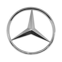 Emblema Estrela Cromada Grade Mercedes Benz 1113/1938s 26cm