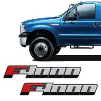 Emblema F-4000 2016/ Adesivo Lateral Resinado Ford - Par Emblema F-4000 2016/ Adesivo Lateral Resinado Ford - Par