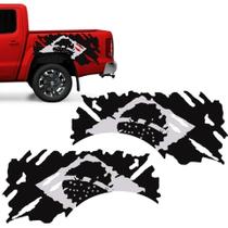 Emblema (faixa bandeira brasil) preta (s/ resina)