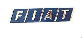 Emblema Fiat Azul Porta-Malas 12x2,5cm FIAT 147 Uno Premio Elba Tipo - 1681