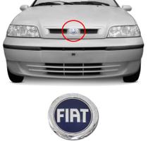 Emblema Fiat Grade Radiador Palio Fire 01 A 04 05 2006 Azul