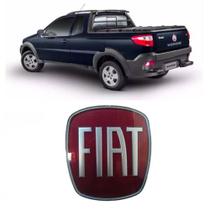 Emblema Fiat Maçaneta Tampa Traseira Strada Acrílico