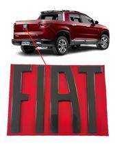 Emblema FIAT Preto Traseiro da Fiat Pick Up Toro