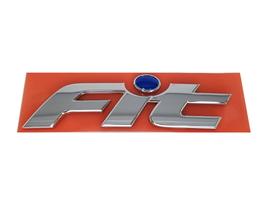Emblema Fit Letreiro Cromado Pingo Azul Porta Malas Traseira Honda Fit