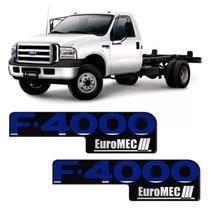 Emblema Ford F-4000 Euromec Adesivo Resinado Modelo Original Emblema Ford F-4000 Euromec Adesivo Resinado Modelo Original