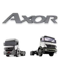 Emblema Frontal Caminhão MB Axor - Cromado