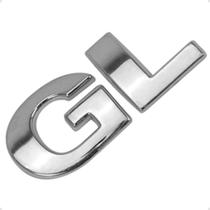 Emblema Gl Gol Parati Saveiro Golf G3 E G4 Cromado