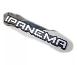 Emblema gm ipanema 91/ cinza com preto