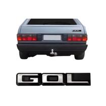 Emblema Gol Cromado Fundo Preto Alto Relevo Gol 1984 a 1990 Emblema Gol Cromado Fundo Preto Alto Relevo Gol 1984 a 1990