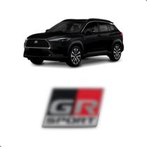 Emblema Gr Sport Corolla Cross 2021 a 2024 Tricolor