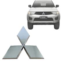 Emblema Grade 2009 á 2016 Cromado L200 Triton Savana Pajero Emblema Grade 2009 á 2016 Cromado L200 Triton Savana Pajero